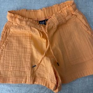 GAP Linen Blend High Waste Shorts